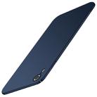 For iPhone XR MOFI Frosted PC Ultra-thin Full Coverage Protective Case (Blue) - 1