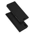 DUX DUCIS Skin Pro Series Horizontal Flip PU + TPU Leather Case for iPhone XR, with Holder & Card Slots(Black) - 1