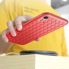 For iPhone XR ROCK Slim Weave Style TPU Soft Case (Red) - 8