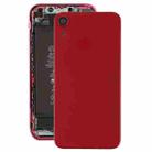 Battery Back Cover with Back Camera Bezel & Lens & Adhesive  for iPhone XR(Red) - 1