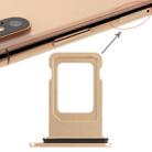 Double SIM Card Tray for iPhone XR (Double SIM Card)(Gold) - 1