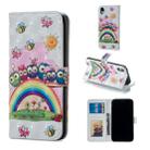 For iPhone XR Owl Family Pattern Horizontal Flip Leather Case with Holder & Card Slots & Photo Frame & Wallet - 1