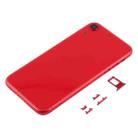 Back Housing Cover with Camera Lens & SIM Card Tray & Side Keys for iPhone XR(Red) - 2