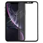 Front Screen Outer Glass Lens with Frame + OCA Optically Clear Adhesive for iPhone XR(Black) - 1