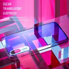 For iPhone XR ROCK Gradient Color PC Protective Case (Purple) - 6