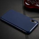 SULADA Car Series Magnetic Suction TPU Case for iPhone XR (Blue) - 1