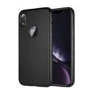 SULADA Classic Series Magnetic Suction TPU Case for iPhone XR (Black) - 1