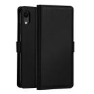 DZGOGO MILO Series PC + PU Horizontal Flip Leather Case for iPhone XR, with Holder & Card Slot & Wallet(Black) - 1
