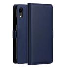 For iPhone XR DZGOGO MILO Series PC + PU Horizontal Flip Leather Case with Holder & Card Slot & Wallet(Blue) - 1