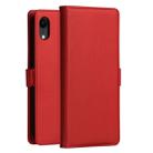For iPhone XR DZGOGO MILO Series PC + PU Horizontal Flip Leather Case with Holder & Card Slot & Wallet(Red) - 1