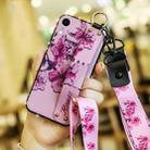 Colorful Painted Shockproof TPU + Cloth Texture Case for iPhone XR(Pink) - 1