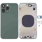 Stainless Steel Back Housing Cover with Appearance Imitation of iP13 Pro for iPhone XR(Green) - 1