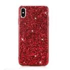 Glitter Powder TPU Case for iPhone XR (Red) - 2