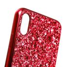 Glitter Powder TPU Case for iPhone XR (Red) - 3