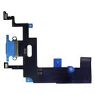 Charging Port Flex Cable for iPhone XR(Blue) - 1