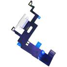 For iPhone XR Charging Port Flex Cable(White) - 4