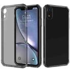 For iPhone XR Shockproof Octagonal Airbag Sound Conversion Hole Design TPU Case (Black) - 1