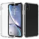 For iPhone XR Shockproof Octagonal Airbag Sound Conversion Hole Design TPU Case (Transparent) - 1