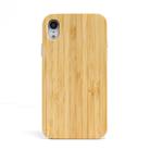 For iPhone XR Shockproof TPU+ Wood Full Protective Case - 1