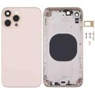 Stainless Steel Material Back Housing Cover with Appearance Imitation of iP13 Pro for iPhone XR(Gold) - 1