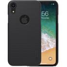 For iPhone XR NILLKIN Frosted Concave-convex Texture PC Case (Black) - 1