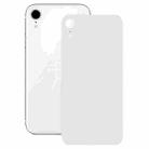 Easy Replacement Big Camera Hole Glass Back Battery Cover with Adhesive for iPhone XR(White) - 1