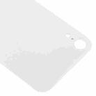Easy Replacement Big Camera Hole Glass Back Battery Cover with Adhesive for iPhone XR(White) - 4
