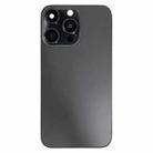 Back Cover with Appearance Imitation of iP15 Pro for iPhone XR(Black) - 2