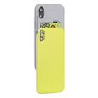 GOOSPERY TPU + PC Sky Slide Bumper Protective Case for iPhone XR,  with Card Slots(Light Green) - 1