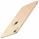 For iPhone XR MOFI Frosted PC Ultra-thin Full Coverage Case (Gold) - 1