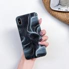 For iPhone XR Full Coverage Glossy Marble Texture Shockproof TPU Case - 1