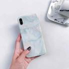 For iPhone XR Full Coverage Glossy Marble Texture Shockproof TPU Case - 1