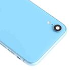Battery Back Cover Assembly (with Side Keys & Speaker Ringer Buzzer & Motor & Camera Lens & Card Tray & Power Button + Volume Button + Charging Port + Signal Flex Cable & Wireless Charging Module) for iPhone XR(Blue) - 4