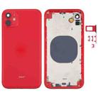 Back Housing Cover with Appearance Imitation of iP12 for iPhone XR(Red) - 1