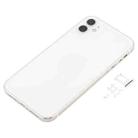 Back Housing Cover with Appearance Imitation of iP12 for iPhone XR(White) - 2