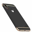 For iPhone XR MOFI Three Stage Splicing Full Coverage PC Case (Black) - 1