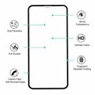 For iPhone 11 / XR 50pcs Full Screen Carbon Fiber Soft Edges Tempered Glass Film(Black) - 3