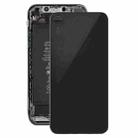 Back Cover with Adhesive for iPhone XR(Black) - 1