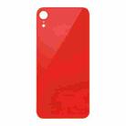 Back Cover with Adhesive for iPhone XR(Red) - 3