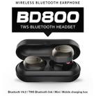 WK BD800 TWS Bluetooth 4.2 Wireless Separate Bluetooth Earphone with Magnetic Adsorption Charging Case(Black) - 7