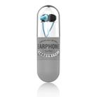 WK WI80 3.5mm In Ear Wired Control Music Earphone, Support Call(Blue) - 1