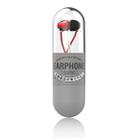 WK WI80 3.5mm In Ear Wired Control Music Earphone, Support Call(Red) - 1