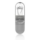 WK WI80 3.5mm In Ear Wired Control Music Earphone, Support Call(Silver) - 1