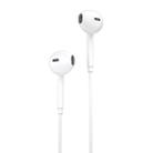 WK Y19  8 Pin In Ear Wired Control Music Earphone, Support Call, Cable Length: 1.2m (White) - 1