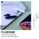 WK P3 Bluetooth 5.0 Unilateral Wireless Bluetooth Earphone, Support for HD Calls (White) - 8