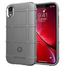 For iPhone XR Full Coverage Shockproof TPU Case(Grey) - 1