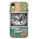Cat Painted Pattern Soft TPU Case for iPhone XR - 1