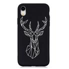 Elk Painted Pattern Soft TPU Case for iPhone XR - 1