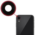Back Camera Bezel with Lens Cover for iPhone XR(Red) - 4