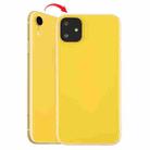 Back Housing Cover with Appearance Imitation of iP11 for iPhone XR (with SIM Card Tray & Side keys)(Gold) - 1